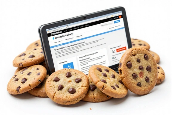 Illustration of browser cookies